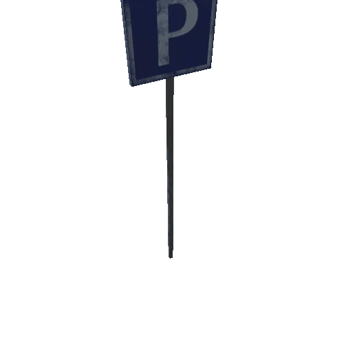 Sign - Parking - Round Pole